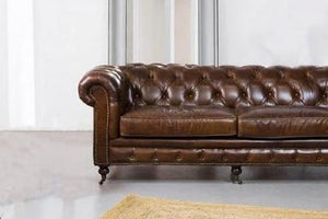 Leather Sofa &amp; Chairs