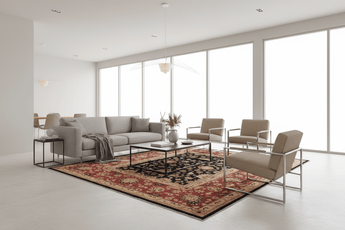 Luxury hand-knotted Afghan Ziegler rug at Online8 Furniture Auckland NZ