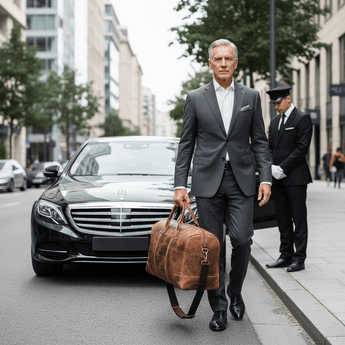 Full-grain leather laptop and messenger bags at Online8 Auckland NZ