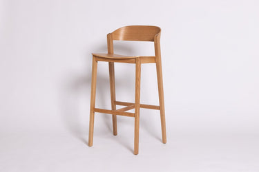 Read Bar Stool in Natural Oak