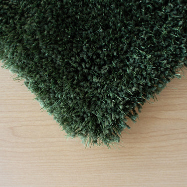 Montreal Forest Green Rug corner