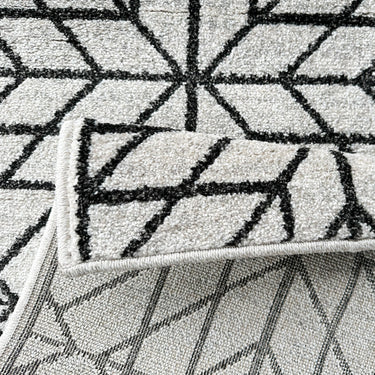 Asana Tile Cream/Black Rug