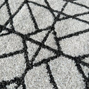 Asana Tile Cream/Black Rug