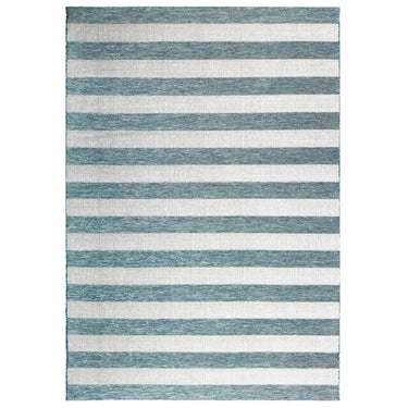 Coast Outdoor Stripe Blue Rug