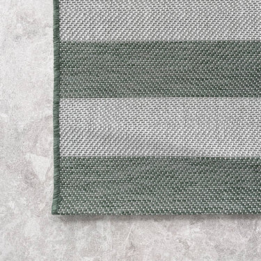 Coast Outdoor Stripe Green Rug