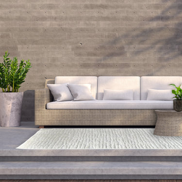 Hanna Indoor/Outdoor Texture Ivory Rug