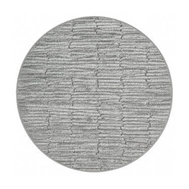 Hanna Indoor/Outdoor Texture Grey Rug