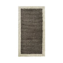 Avery Border Brown Rug Mat