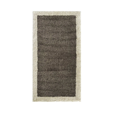 Avery Border Brown Rug Mat