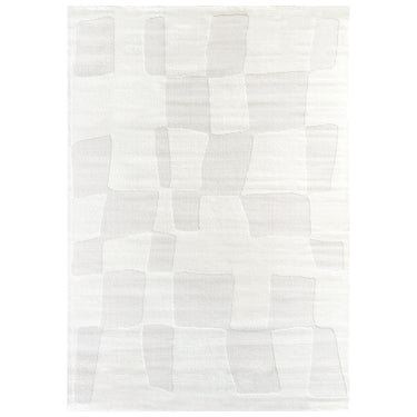 Hudson Soft Grey Checker Rug