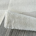 Hudson Soft Grey Checker Rug