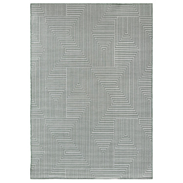 Porto Axis Green Rug