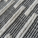 Ridge Ivory/Black Rug