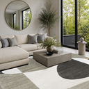 Georgie Graphic Monochrome Rug