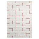 Lowry Grid White/Copper Rug