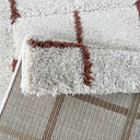 Lowry Grid White/Copper Rug