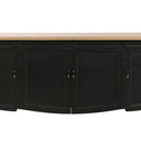 Manoir Sideboard styled with decor accessories on top