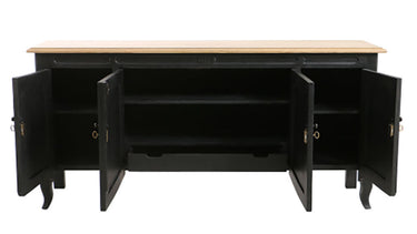 Manoir Sideboard angled view showing two-tone contrast