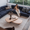 Sora Corner Module styled in a living room