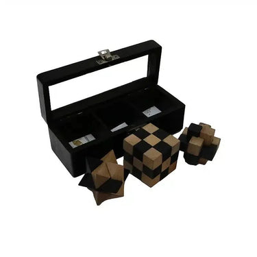 3 Puzzle Game Box - Black at Online8 Furniture Auckland NZ