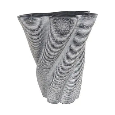 3D Vase Cal - Black/White at Online8 Furniture Auckland NZ