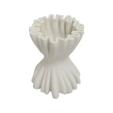 3D Vase Camden Small - White at Online8 Furniture Auckland NZ