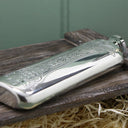 3oz Slimline Pewter Hip Flask with Intricate Celtic Design at Online8 Furniture Auckland NZ