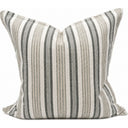Snugg & Co striped grass green cushion, 550 x 550mm square