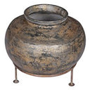 Clay Pot with Iron Stand at Online8 Furniture Auckland NZ
