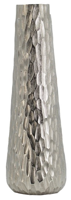Diamond Texture Aluminium Vase - 49cm at Online8 Furniture Auckland NZ
