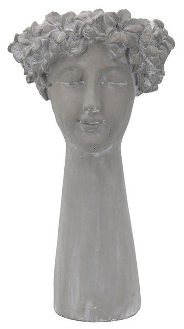 Cement Head Flower Vase at Online8 Furniture Auckland NZ