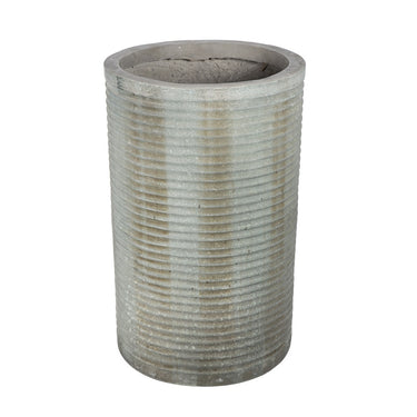 Concrete Planter - Rustic Olive 75cm at Online8 Furniture Auckland NZ