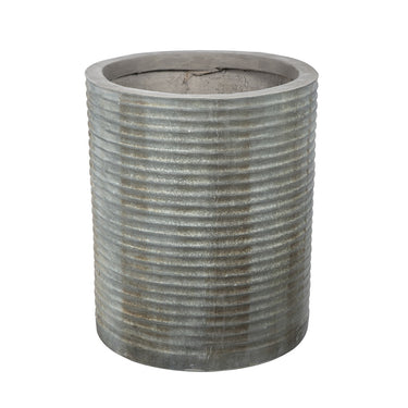 Concrete Planter - Rustic Olive 55cm at Online8 Furniture Auckland NZ