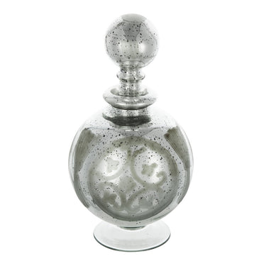 Antique Mirrored Apothecary Jar - 28cm at Online8 Furniture Auckland NZ
