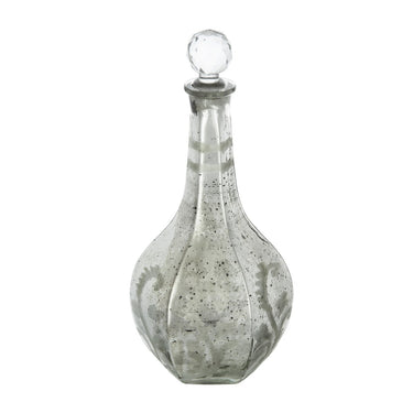 Antique Mirrored Vase with Stopper - 31cm at Online8 Furniture Auckland NZ