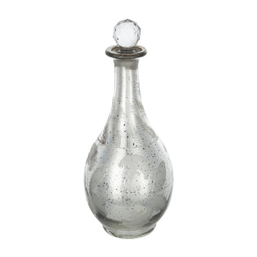 Antique Mirrored Vase with Stopper - Speckled 31cm at Online8 Furniture Auckland NZ