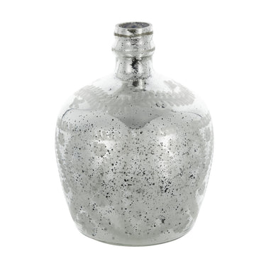 Antique Mirrored Vase - Wide 26cm at Online8 Furniture Auckland NZ