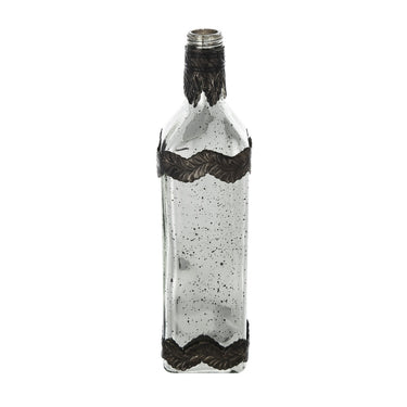 Antique Mirrored Bottle Vase - 31cm at Online8 Furniture Auckland NZ
