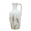 Ceramic Vase - Cream & Natural 34cm at Online8 Furniture Auckland NZ