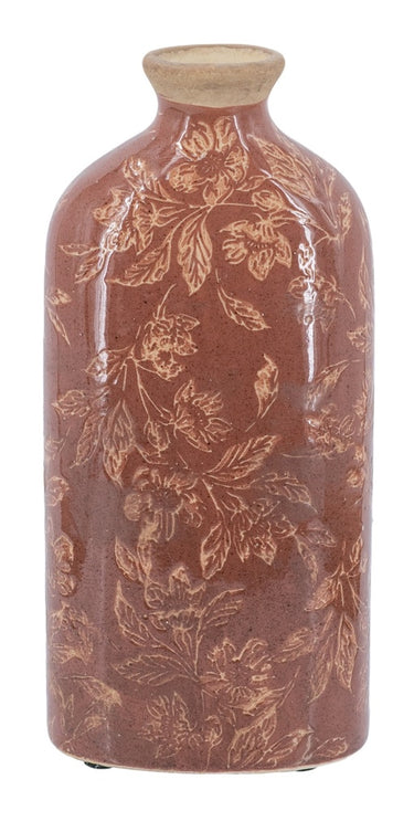 Tan Ceramic Vase - Small at Online8 Furniture Auckland NZ