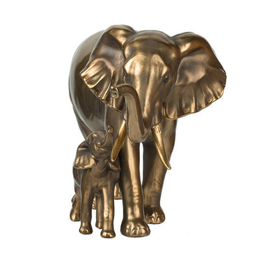 Elephant Decor Object - Brass (17.5cm)