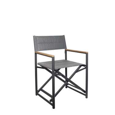 Xeta Outdoor Directors Chair Black / Natural