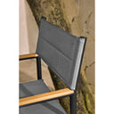 Xeta Outdoor Directors Chair Black / Natural