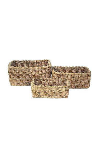 Briar Small Rectangle Baskets S/3