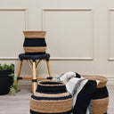 Tulaa Basket - Natural w/Black alternate view