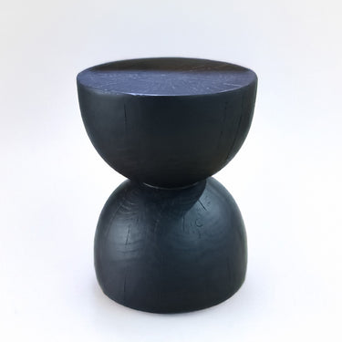 MGO Hourglass Stool Black