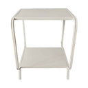 Samui Metal Side Table - White at Online8 Furniture Auckland NZ