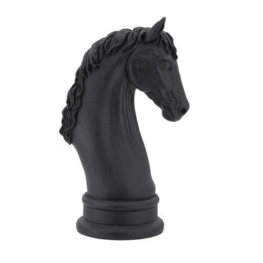 Knight Chess Ornament - Black (24.5cm)