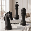 King Chess Ornament - Black (31cm)