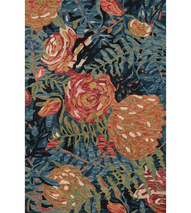 Belladonna Rug BLM-02 - Black/Fiesta - 236x297cm
